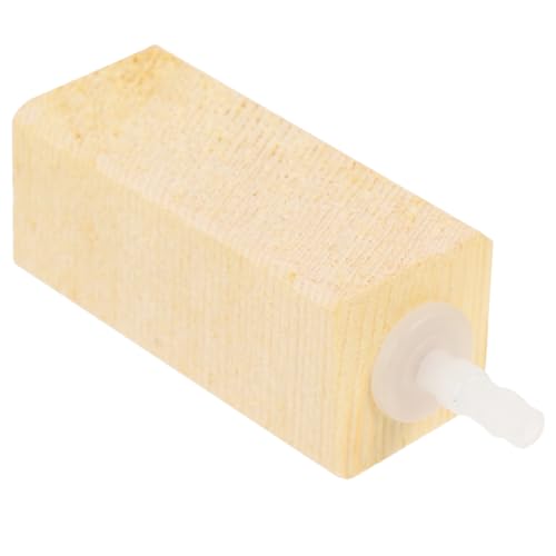 Milisten Eiweißabschäumer Aquarienaufnahme Zubehör Ausströmersteine ​​für Aquarien Tank Bubble Diffuser sauerstoffpumpe Werkzeug Diffusor Bubbler-Holz Luftstein für Aquarien hölzern Khaki von Milisten