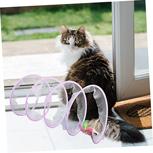 Milisten Faltbarer Katzentunnel S Form Großes Katzenspielzeug Elastisches Netz für Katzen und Kätzchen zur Beschäftigung und Natürlicher Instinkte Milisten Faltbarer Katzentunnel S Form Großes Katzenspielzeug Elastisches Netz für Katzen und Kätzchen zur Beschäftigung und Natürlicher Instinkte von Milisten