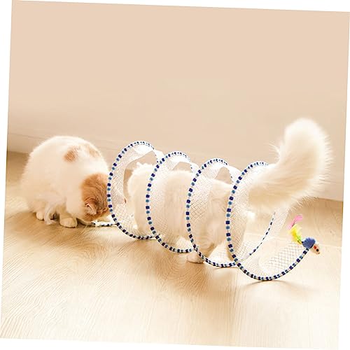 Milisten Faltbarer Katzentunnel aus Elastischem Netz Großes Interaktives Katzenspielzeug für Kätzchen und Große Katzen Kratzfestes Katzen Trainingsspielzeug Bewegung und Spielspaß Milisten Faltbarer Katzentunnel aus Elastischem Netz Großes Interaktives Katzenspielzeug für Kätzchen und Große Katzen Kratzfestes Katzen Trainingsspielzeug Bewegung und Spielspaß von Milisten
