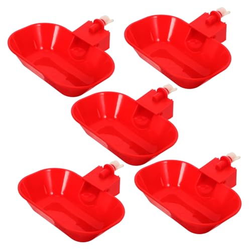 Milisten Feeder Waterer Kit 5pcs Huhn Wasserbecher Automatischer Futterspender für Gans Truthahn Milisten Feeder Waterer Kit 5pcs Huhn Wasserbecher Automatischer Futterspender für Gans Truthahn von Milisten