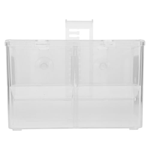 Milisten Fischzuchtbox Für Aquarien Ablaichkasten Mit Trennwand Inkubator Für Garnelen Und Fischbrut Leicht Und Tragbar Verbessert Überlebensrate Von Jungfischen Für Süßwasser Und von Milisten