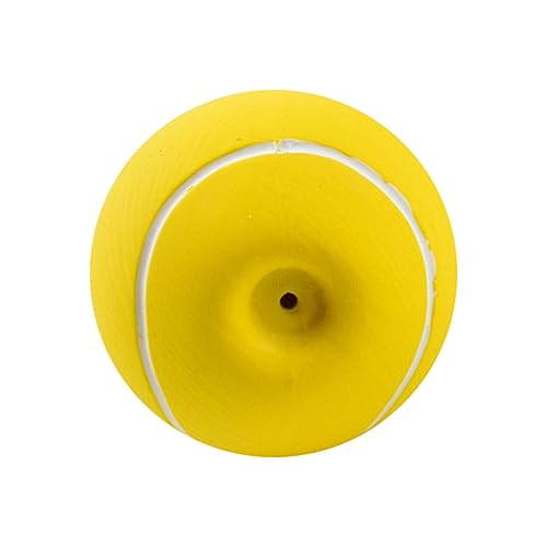 Milisten Tennisform Kauspielzeug Für Hunde Aus Latex Mit Quietscheeffekt Backenzahnspielzeug Für Haustierbedarf Zahnreinigungsspielzeug Zum Beschäftigen Und Gesundheitsförderung von Milisten