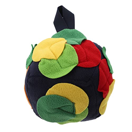 Milisten Futterball für Hunde Snuffle Ball aus Weichem Material Langsames Füttern Interaktives zur Zahnreinigung und Schnüffeltraining Vielseitiger Snackspender in Retro Blau Geeignet für von Milisten