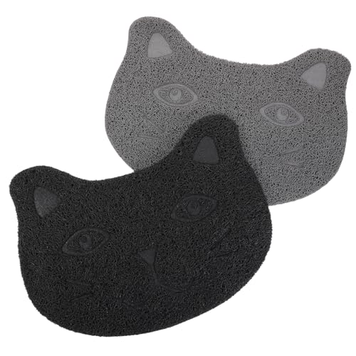 Milisten Futtermatte Für Haustiere Katzenmatten Katzentoilettenmatten Katzenstreumatten Ohne Inhalt Katzenstreuteppich von Milisten