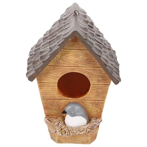 Milisten Vogelhaus Aus Resin Hängendes Vogelhaus Für Kleine Vögel Dekoratives Nistkästchen Für Garten Und Balkon Einfache Installation Wetterbeständig Für Naturfreunde Milisten Vogelhaus Aus Resin Hängendes Vogelhaus Für Kleine Vögel Dekoratives Nistkästchen Für Garten Und Balkon Einfache Installation Wetterbeständig Für Naturfreunde von Milisten