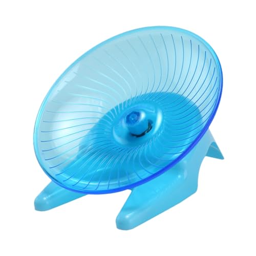 Milisten Geräuschloses Hamster Saucer mit Stabilem Standfuß Plastik für Mäuse Rennmäuse und Zwerghamster von Milisten