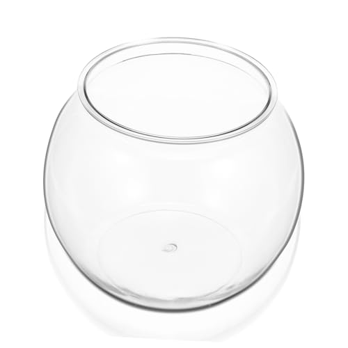 Milisten Kleiner Runder Tisch-Aquarium Für Goldfische Transparentes Design Aus Bruchsicherem Kunststoff Für Dekoration Von Büro Und Zuhause Vielseitig Als Pflanzentopf Nutzbar Milisten Kleiner Runder Tisch-Aquarium Für Goldfische Transparentes Design Aus Bruchsicherem Kunststoff Für Dekoration Von Büro Und Zuhause Vielseitig Als Pflanzentopf Nutzbar von Milisten
