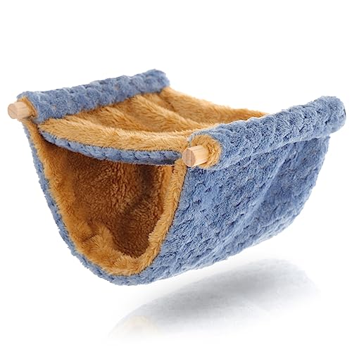 Milisten Bequeme Hamster Hängematte Warmes Chinchilla Bett Dekoratives Hamsterzubehör für Kleine Haustiere Geruchsneutral und Sicher für Käfige Geeignet Milisten Bequeme Hamster Hängematte Warmes Chinchilla Bett Dekoratives Hamsterzubehör für Kleine Haustiere Geruchsneutral und Sicher für Käfige Geeignet von Milisten