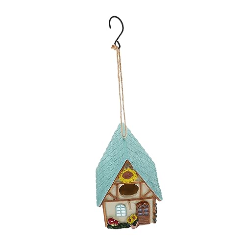 Milisten Papageiennest Vogelnest Zum Aufhängen Kunstharz Vogelhaus für Den Garten Handbemalt Dekoratives Nest für Ziervögel Milisten Papageiennest Vogelnest Zum Aufhängen Kunstharz Vogelhaus für Den Garten Handbemalt Dekoratives Nest für Ziervögel von Milisten