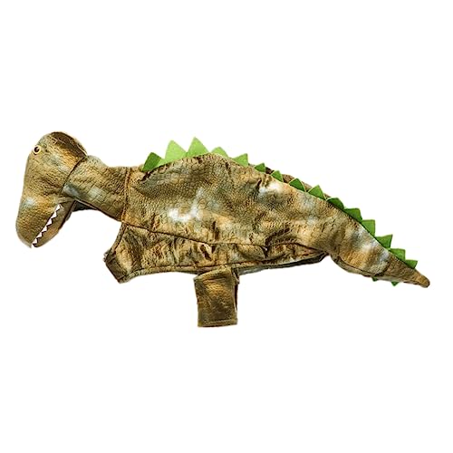 Milisten Halloween-kostüm Für Haustiere Lustige Hundekostüme Haustier-Outfit Halloweenkostüm Krabbenskelett Süßer Hunde-Hoodie Urlaubsoutfit Für Haustiere Olive Green Polyester von Milisten