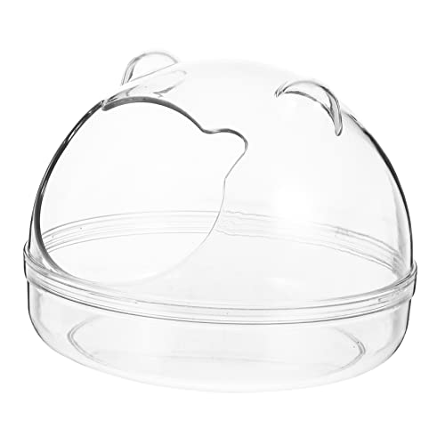 Milisten Hamsterbadewanne Aus Abnehmbarer Sandkasten Für Hamsterbadezimmer Haustierbedarf Mit Externer Toilette von Milisten