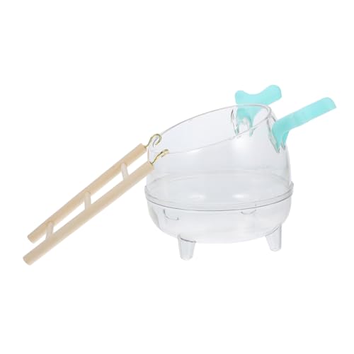 Milisten Hamster-badewanne Und Toilette Sandbad Holz Und Haaren Für Kleintiere Kompaktes Badeset Mit Reinigungsbehälter Für Hamster Und Rennmäuse von Milisten