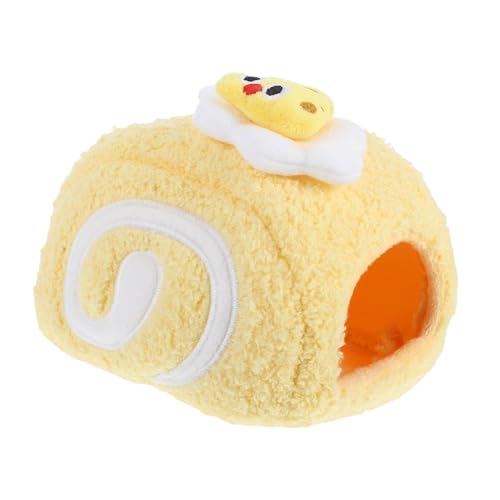 Milisten Cute Roll Hamster Nest Warmes Und Gemütliches Schlafhaus Für Kleine Tiere Für Hamster Und Zwerghamster Aus Baumwolle Vielseitig Einsetzbar Perfektes Winterversteck von Milisten