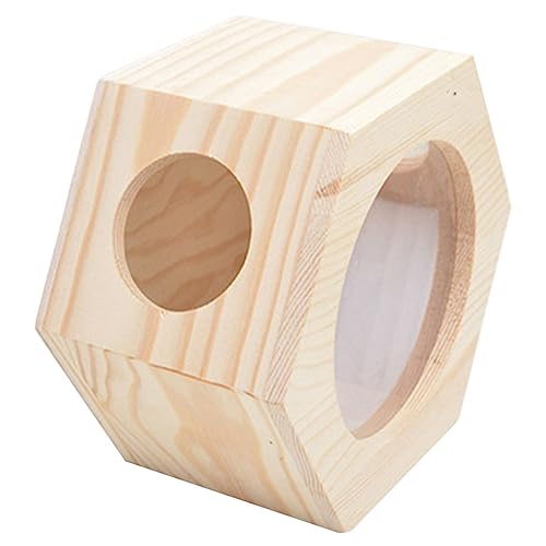 Milisten Holz Hamster Versteck Multi-Schicht Für Käfig Zwerg Hamster Burg Sicher Komfortable von Milisten