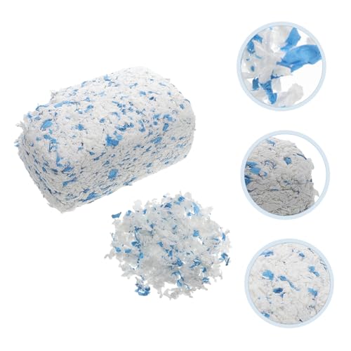 Milisten Hamster Einstreu Papierchips Saugfähig Staubarm Geruchskontrollierend Beutel Geeignet für Kleintiere Meerschweinchen Nagetiere Käfigeinlage von Milisten