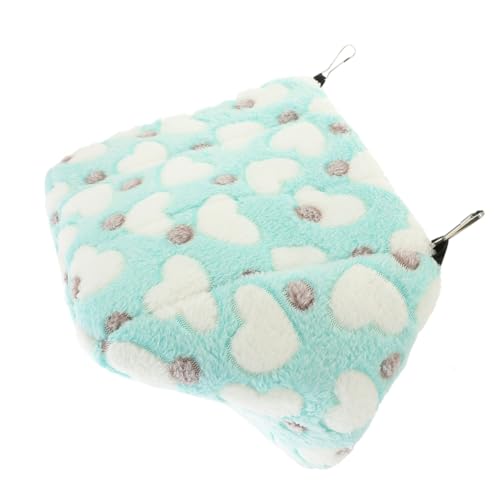 Milisten Hamster Hängematte Tragbares Hamsternest Hängematte für Hamster Unterschlupf für Hamster Kaninchen ruhendes Nest kleines Tierbett Hamsterbett Baumwolle Light Green Milisten Hamster Hängematte Tragbares Hamsternest Hängematte für Hamster Unterschlupf für Hamster Kaninchen ruhendes Nest kleines Tierbett Hamsterbett Baumwolle Light Green von Milisten