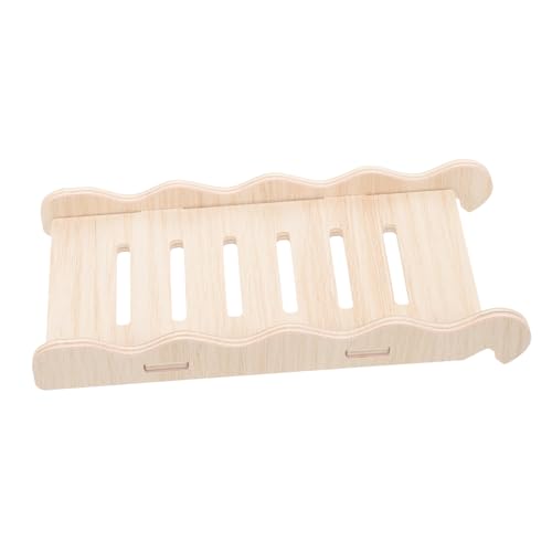 Milisten Hamster Kletterleiter Bissfeste Holzleiter für Hamster Kletterspielzeug für Kleine Haustiere Multifunktionale Hamsterleiter für Käfige Haustier Spielzeug und Kleine Vögel von Milisten