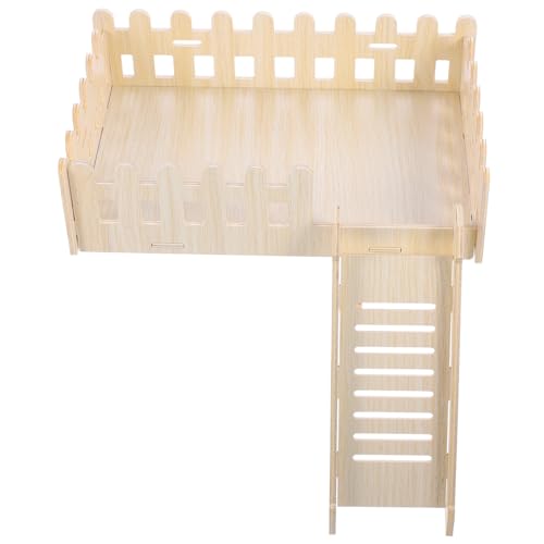 Milisten Hamster Spielzeug Holzplattform Für Kleintiere Einstellbare Plattform Mit Leiter Für Hamsterkäfige Und Meerschweinchen Robust Und Langlebig Für Aktive Nager Und Kleine Milisten Hamster Spielzeug Holzplattform Für Kleintiere Einstellbare Plattform Mit Leiter Für Hamsterkäfige Und Meerschweinchen Robust Und Langlebig Für Aktive Nager Und Kleine von Milisten
