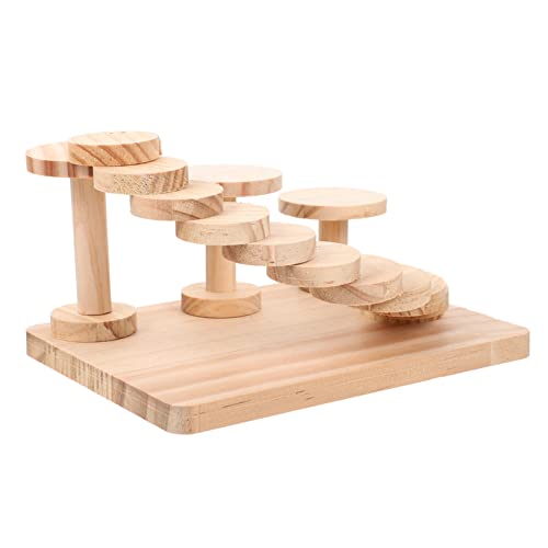 Milisten Sicheres Quadratisches Holzspielzeug-Set Leiter Und Brücke Für Hamster Ratten Meerschweinchen – Kompakt Und Dekorativ von Milisten