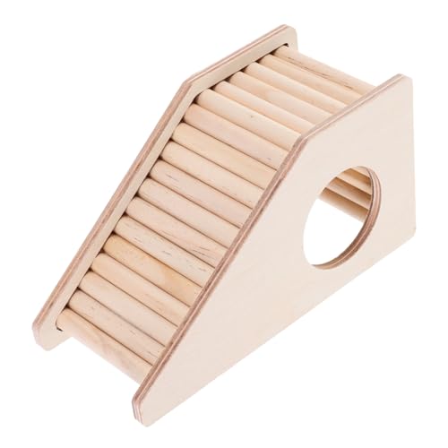 Milisten Hamster Kletterleiter aus Holz Mehrzweck für Meerschweinchen und Kleintiere Sicher und Robust für Käfige Fördert Spiel und Bewegung von Milisten
