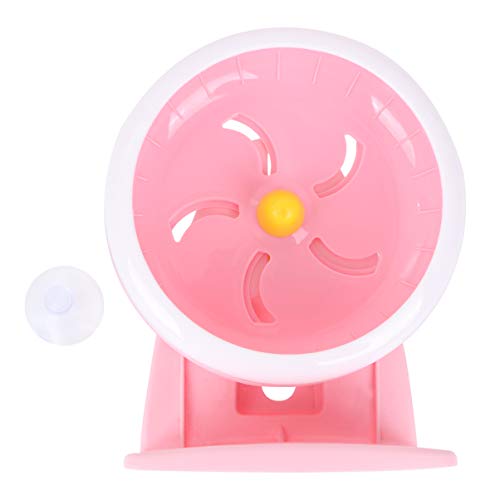 Milisten Hamster Laufrad mit Halter für Kleintiere Trainingsspielzeug für Hamster Mäuse und Zufälligen Farben Weiß Zufällige Farbe Zufällige Farbe von Milisten