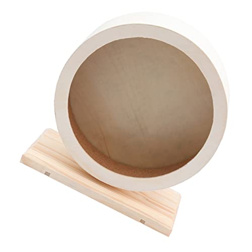 Milisten Hamster Laufradspielzeug aus Holz Sportrad für Hamster und Meerschweinchen Ergonomisches Design für Sichere Bewegung für Haustiere Unterhaltsames Milisten Hamster Laufradspielzeug aus Holz Sportrad für Hamster und Meerschweinchen Ergonomisches Design für Sichere Bewegung für Haustiere Unterhaltsames von Milisten