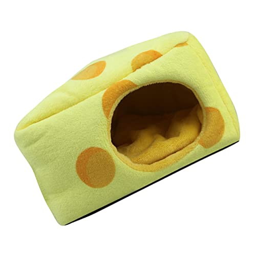Milisten Hamster Plüschversteck Winddichtes Schlafhaus für Kleintiere Warmes Plüschhaus für Hamster Meerschweinchen Süßes Cartoon Design für Stressfreies Wohlbefinden Milisten Hamster Plüschversteck Winddichtes Schlafhaus für Kleintiere Warmes Plüschhaus für Hamster Meerschweinchen Süßes Cartoon Design für Stressfreies Wohlbefinden von Milisten