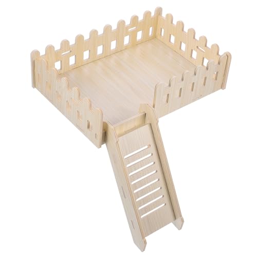 Milisten Hamster Plattform Spielzeug Aus Holz Kletterplattform Für Hamster Und Meerschweinchen Langlebig Und Stabil Für Käfige Mit Leiter Für Spiel Und Ruhe Milisten Hamster Plattform Spielzeug Aus Holz Kletterplattform Für Hamster Und Meerschweinchen Langlebig Und Stabil Für Käfige Mit Leiter Für Spiel Und Ruhe von Milisten