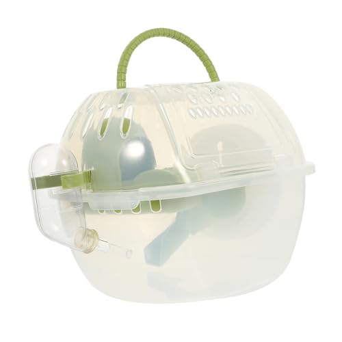 Milisten Hamster Transportbox mit Tragegriff Atmungsaktiver Kunststoff Reisekäfig für Kleine Tiere Wie Hamster Mäuse und Frettchen Tragbar für Ausflüge Camping und Reisen Geräumig und Milisten Hamster Transportbox mit Tragegriff Atmungsaktiver Kunststoff Reisekäfig für Kleine Tiere Wie Hamster Mäuse und Frettchen Tragbar für Ausflüge Camping und Reisen Geräumig und von Milisten