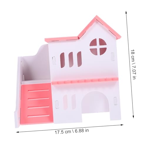 Milisten Hamster Versteck Haus aus Langlebigem Material Multifunktionales Kleintier Versteck für Hamster Meerschweinchen Ratten und Kleine Kaninchen Geräumige Rückzugsvilla Geruch Sicher Milisten Hamster Versteck Haus aus Langlebigem Material Multifunktionales Kleintier Versteck für Hamster Meerschweinchen Ratten und Kleine Kaninchen Geräumige Rückzugsvilla Geruch Sicher von Milisten