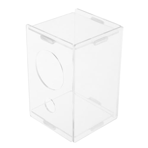 Milisten Hamster Versteckhaus Transparentes Haus für Hamster Ratten und Mäuse Design Sicheres und Privates Habitat für Zuhause oder Reisen Dekoratives Käfigzubehör Milisten Hamster Versteckhaus Transparentes Haus für Hamster Ratten und Mäuse Design Sicheres und Privates Habitat für Zuhause oder Reisen Dekoratives Käfigzubehör von Milisten