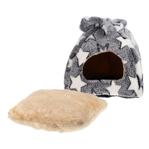Milisten Hamster Versteckhaus für Meerschweinchen Warmes Atmungsaktives Nagerbett Geeignet für Chinchillas Kaninchen für Käfige und Transportboxen Milisten Hamster Versteckhaus für Meerschweinchen Warmes Atmungsaktives Nagerbett Geeignet für Chinchillas Kaninchen für Käfige und Transportboxen von Milisten