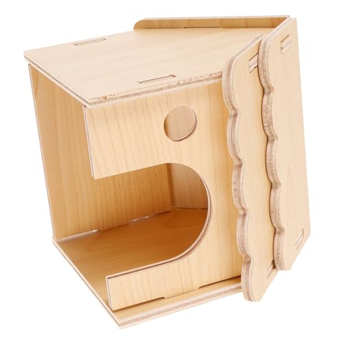 Milisten Hamsterversteck Aus Holz Für Kleintiere Gemütliches Schlafhaus Und Spielplatz Für Hamster Zwerghamster Und Andere Nagetiere Hochwertiges Langlebiges Design Für Käfige Milisten Hamsterversteck Aus Holz Für Kleintiere Gemütliches Schlafhaus Und Spielplatz Für Hamster Zwerghamster Und Andere Nagetiere Hochwertiges Langlebiges Design Für Käfige von Milisten