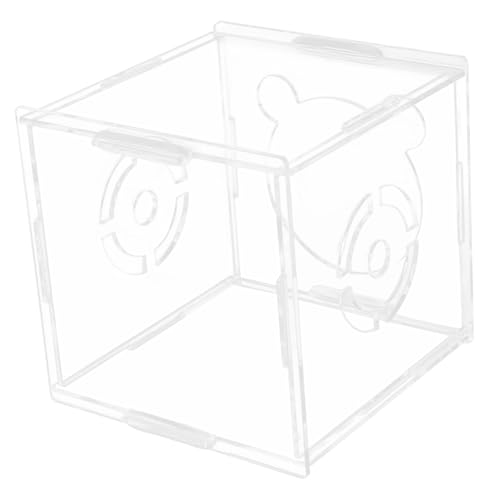 Milisten Hamsterbett Hamster hamsterspielzeug Kleintier hamsterzubehör Hamster zubehör Futterspender Katzenfutter Zelt Acrylhaus für Hamster entzückendes Rattenversteck von Milisten