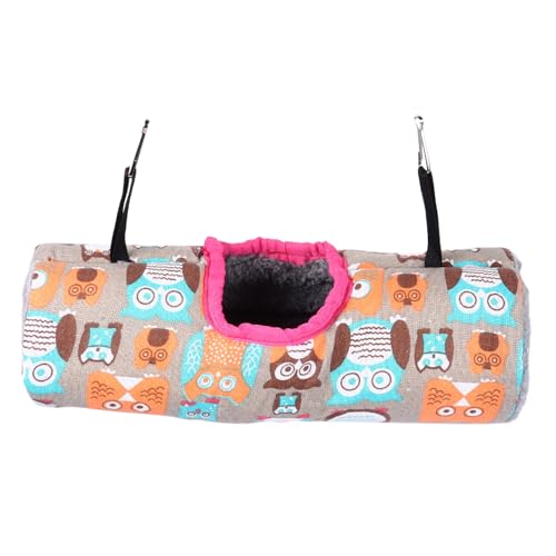 Milisten Hamsterhängematte Warmes Kleintierbett mit Haken Weiches Schlafnest für Zwerghamster Meerschweinchen und Eichhörnchen Hängender Tunnel für Komfort und im Käfig Milisten Hamsterhängematte Warmes Kleintierbett mit Haken Weiches Schlafnest für Zwerghamster Meerschweinchen und Eichhörnchen Hängender Tunnel für Komfort und im Käfig von Milisten