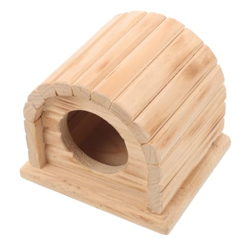 Milisten Hütte Für Kleintiere Als Versteck Und Spielplatz Geeignet Für Hamster Und Meerschweinchen Aus Natürlichem Und Bissfestem Holz Kompakt Für Käfige von Milisten