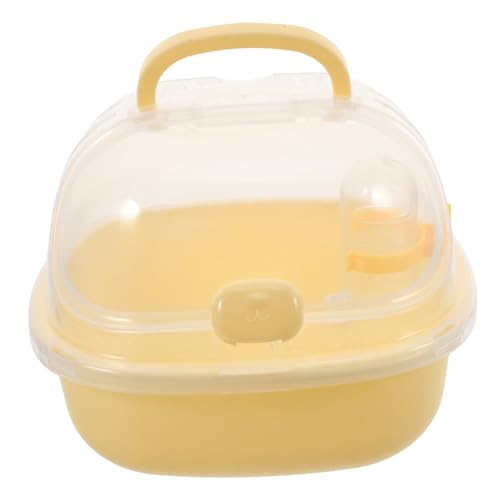 Milisten Tragbarer Hamster-reiseträger Hamsterkäfig Für Den Außenbereich Kleiner Haustierkäfig Wasserflaschen-Design von Milisten