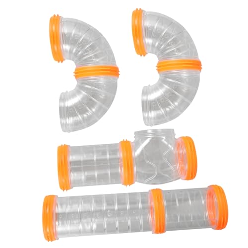 Milisten Hamsterröhrenset DIY aus Stabilem Kunststoff Erweiterbar und Vielseitig für Zwerghamster und Kleintiere Transparentes Röhren Tunnelspielzeug zur Käfigerweiterung und Räumlichen Milisten Hamsterröhrenset DIY aus Stabilem Kunststoff Erweiterbar und Vielseitig für Zwerghamster und Kleintiere Transparentes Röhren Tunnelspielzeug zur Käfigerweiterung und Räumlichen von Milisten