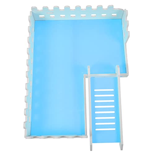 Milisten Hamsterständer Gießen Tank Igel Käfig Züchten Hamsterleiter Und Plattform Zweilagiges Zwinger Heu Indoor- Für Hundehütten Lebewesen PVC Blue Milisten Hamsterständer Gießen Tank Igel Käfig Züchten Hamsterleiter Und Plattform Zweilagiges Zwinger Heu Indoor- Für Hundehütten Lebewesen PVC Blue von Milisten