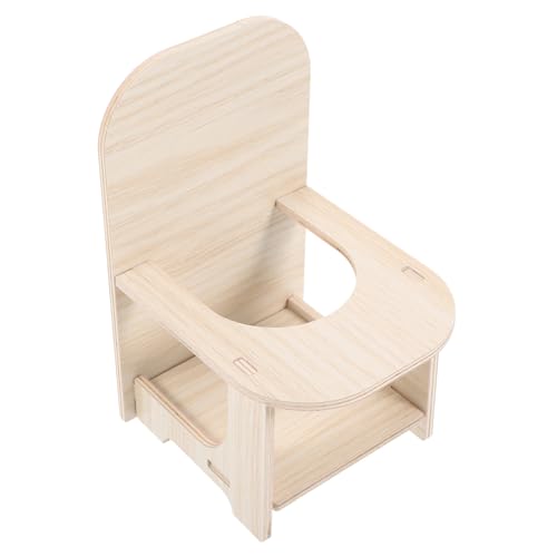 Milisten Hamsterstuhl aus Holz für Miniaturkäfige Essstuhl Fotorequisite für Hamster und Meerschweinchen Sicher für Kreative Dekoration Geschenkidee Milisten Hamsterstuhl aus Holz für Miniaturkäfige Essstuhl Fotorequisite für Hamster und Meerschweinchen Sicher für Kreative Dekoration Geschenkidee von Milisten