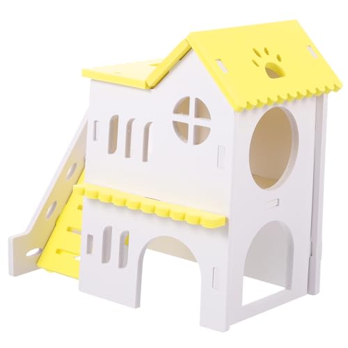 Milisten Hamstervilla Hamsterversteck Häuser Hamsterfutter Frettchen Träger Käfig Bettenhaus Für Meerschweinchen Hamstersand Meerschweinchen Schloss Meerschweinchenhaus Plüsch Yellow PVC Milisten Hamstervilla Hamsterversteck Häuser Hamsterfutter Frettchen Träger Käfig Bettenhaus Für Meerschweinchen Hamstersand Meerschweinchen Schloss Meerschweinchenhaus Plüsch Yellow PVC von Milisten