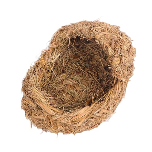 Milisten Handgewebtes Katzennest aus Natürlichem Gras Robustes Haustierbett in Hellem Gelb Einfaches Schlafhaus für Kleine Tiere Wie Katzen Kaninchen Meerschweinchen Langlebig und Naturnah Milisten Handgewebtes Katzennest aus Natürlichem Gras Robustes Haustierbett in Hellem Gelb Einfaches Schlafhaus für Kleine Tiere Wie Katzen Kaninchen Meerschweinchen Langlebig und Naturnah von Milisten