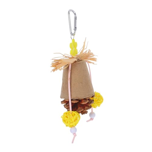 Milisten Hanging Bird Chew Toy Für Papageien Vogel Käfig Accessoire Parrot Spielzeug Hängende Papageienspielzeug Shedding Toy Für Training Und Unterhaltung Milisten Hanging Bird Chew Toy Für Papageien Vogel Käfig Accessoire Parrot Spielzeug Hängende Papageienspielzeug Shedding Toy Für Training Und Unterhaltung von Milisten
