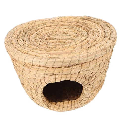 Milisten Hasenstall Aus Stroh Kleines Vogelnest Geflochtene Tierhütte Hamsterhaus Hasenbett Für Kaninchen Hasenversteck Versteckbett Für Kleintiere Kaninchennest Hamsterverstecke Milisten Hasenstall Aus Stroh Kleines Vogelnest Geflochtene Tierhütte Hamsterhaus Hasenbett Für Kaninchen Hasenversteck Versteckbett Für Kleintiere Kaninchennest Hamsterverstecke von Milisten