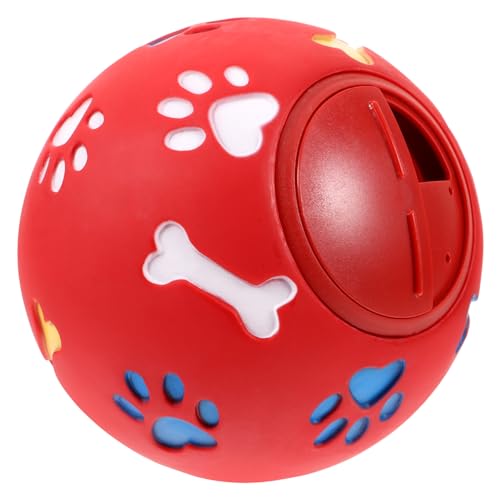Milisten Interaktives Hundespielzeug Leckerli-Spender 14 cm Groß Rot Haustierspielzeug Für Verhaltenstraining Milisten Interaktives Hundespielzeug Leckerli-Spender 14 cm Groß Rot Haustierspielzeug Für Verhaltenstraining von Milisten