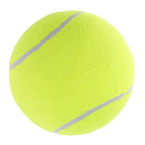 Milisten Riesiger Tennisball Für Hunde Aufblasbares Kauspielzeug Für Große Mittlere Und Kleine Hunde Interaktives Spielzeug Mit Quietschfunktion Unzerstörbares Pet Plaything Für Mehr von Milisten
