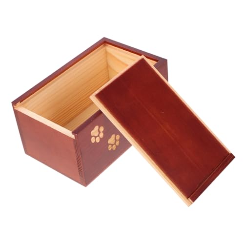Milisten Wood Pet Urn Für Katzen Und Hunde Holzurne Für Tierasche Gedenkbox Für Haustiere Mit Für Einzigartige Tiergedenkstätte Milisten Wood Pet Urn Für Katzen Und Hunde Holzurne Für Tierasche Gedenkbox Für Haustiere Mit Für Einzigartige Tiergedenkstätte von Milisten