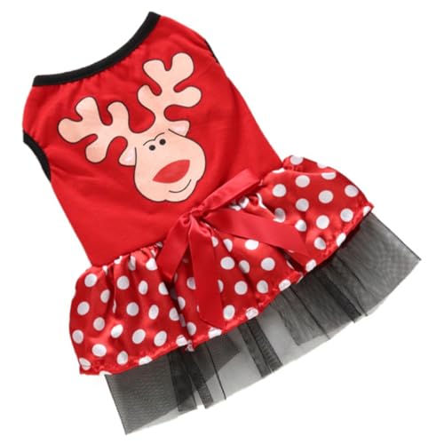 Milisten Weihnachts-hundekleid Mit Elchmuster Haustier-Partykleidung Rock Kleidungsstück Für Hunde Bequeme Warme Haustierkleidung Festliches Elchdesign Milisten Weihnachts-hundekleid Mit Elchmuster Haustier-Partykleidung Rock Kleidungsstück Für Hunde Bequeme Warme Haustierkleidung Festliches Elchdesign von Milisten