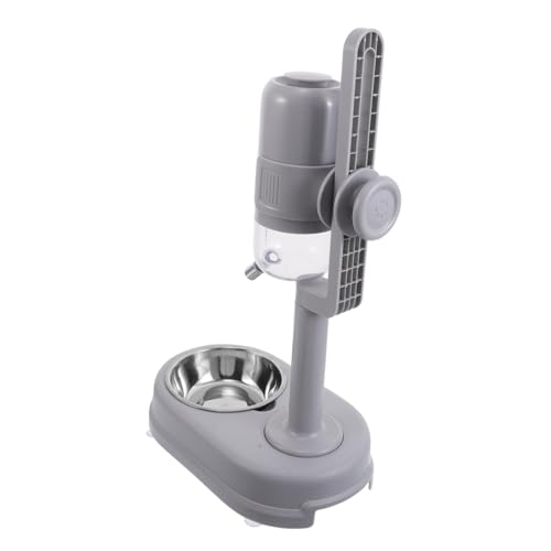 Milisten Haustierdiät Katze wasserspender Flasche Fressnapf für Hundefutter automatische Trinkflasche Wasser- und Futternapf für Hunde Rostfreier Stahl Grey Milisten Haustierdiät Katze wasserspender Flasche Fressnapf für Hundefutter automatische Trinkflasche Wasser- und Futternapf für Hunde Rostfreier Stahl Grey von Milisten