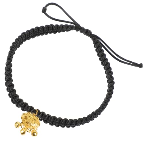 Milisten Haustierhalsband Kätzchenkragen mit Glocke Welpenhalsband Glocke für das Katzenhalsband Code gestrickter Kragen für Haustiere Katze-Hund-Halskette Messing Black Milisten Haustierhalsband Kätzchenkragen mit Glocke Welpenhalsband Glocke für das Katzenhalsband Code gestrickter Kragen für Haustiere Katze-Hund-Halskette Messing Black von Milisten
